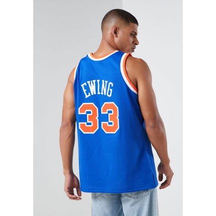 Mitchell & Ness NBA Swingman Marškinėliai New York Knicks Patric Ewing SMJYGS18186-NYKROYA91PEW