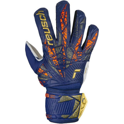 Reusch Attrakt Grip Jr 5472815 4410 Vartininko Pirštinės