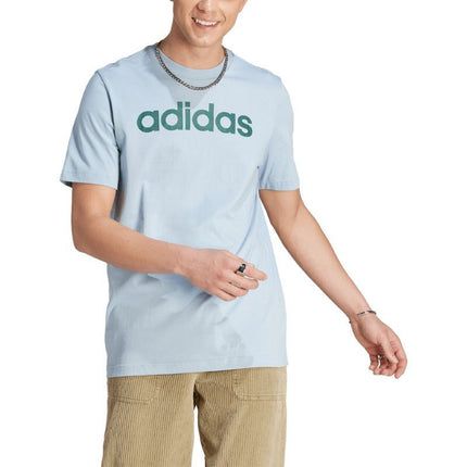 adidas Essentials marškinėliai su linijiniu siuvinėtu logotipu M IJ8651