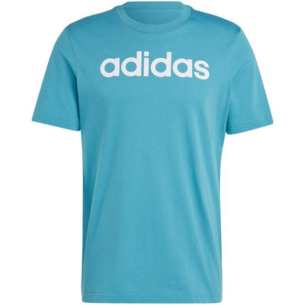 adidas Essentials Vienagijis Džersis Linijinis Siuvinėtas Logotipas Marškinėliai M IJ8655