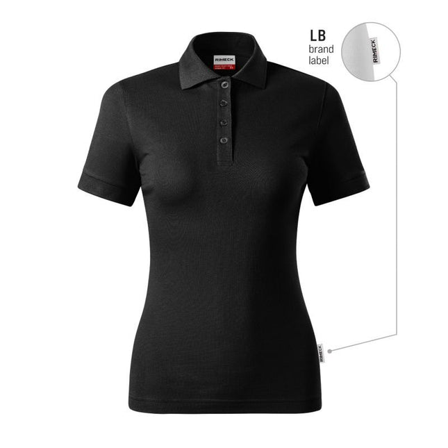 Malfini Resist Heavy Polo Marškinėli“ Vyriška MLI-R21LB Juoda 01