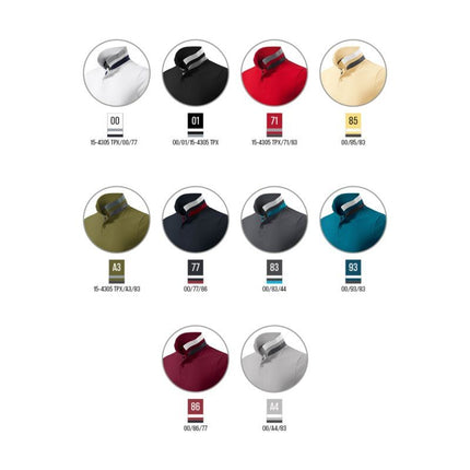 Malfini Collar Up M MLI-25685 burbono vanilės spalvos polo marškinėliai