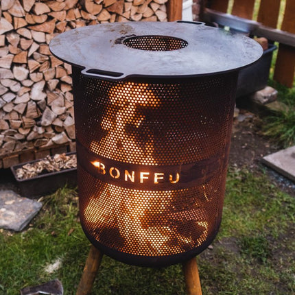Lauko židinys Bonfeu Bonves 45 krepšys, juodas, 4502