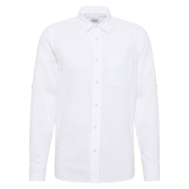 Mustang Clemens Lininė medvilninė marškininė M 1014356-2045