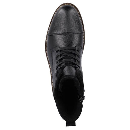 Rieker M RKR296A odrai odos aulinukai su vilnos pamušalu, juodi