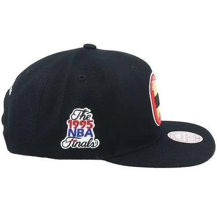 Mitchell & Ness NBA Hiustono Raketos Viršutinė Vieta Snapback Hwc Raketos Kepuraitė HHSS2976-HROYYPPPBLCK