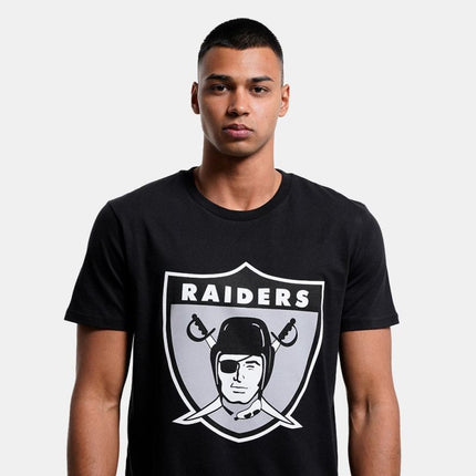 Mitchell & Ness NFL komandos „Oakland Raiders“ logotipas marškinėliai M BMTRINTL1053-ORABLCKT