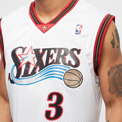 Mitchell & Ness NBA „Swingman“ namų marškinėliai 76ERS 00 Allen Iverson M SMJYGS18200-P76WHIT00AIV