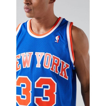 Mitchell & Ness NBA Swingman Marškinėliai New York Knicks Patric Ewing SMJYGS18186-NYKROYA91PEW