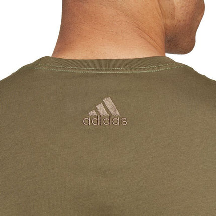 adidas Essentials Vientisas Džersis Marškinėliai Su Linijiniu Išsiuvinėtu Logotipu M IC9280