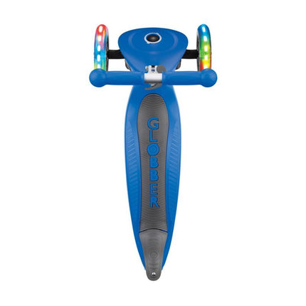 Globber Sulstomas 3 Ratuko Paspiriamasis paspirtukas, mėlynas, jaunimo, 437-100