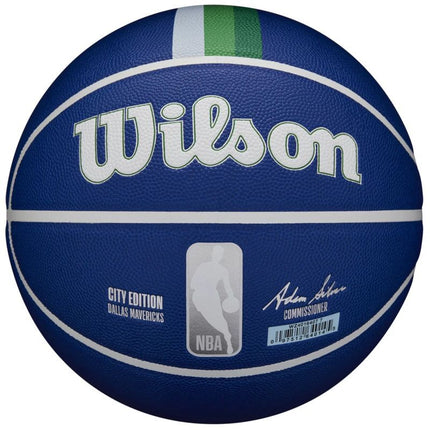 Wilson NBA komandos "Dallas Mavericks" kolekcinis kamuolys WZ4016407ID Krepšinio kamuolys