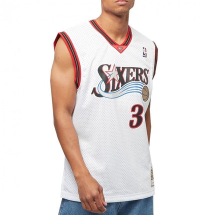 Mitchell & Ness NBA „Swingman“ namų marškinėliai 76ERS 00 Allen Iverson M SMJYGS18200-P76WHIT00AIV