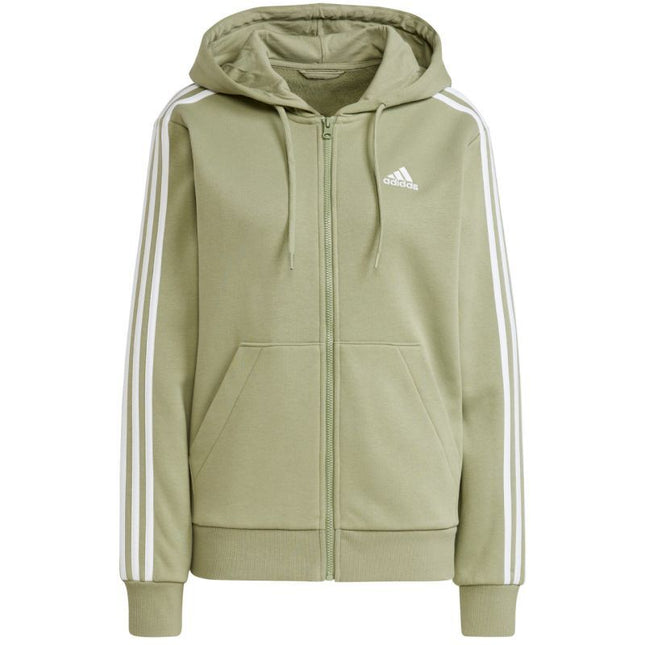 adidas Essentials 3-Stripes užtraukiamas vilnos sportinis džemperis W JP2352