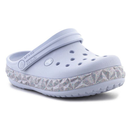 Crocs Crockband Geometric Glitter Band Clog Jr 210134-5AF šlepetės