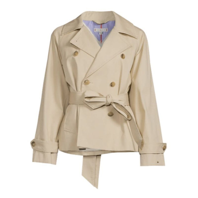Tommy Hilfiger medvilninis lietpaltis W WW0WW38430