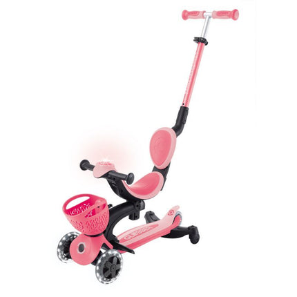 Globber Go•Up 360 Lights Jr 844-210 Scooter with Seat