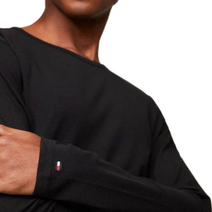 Tommy Hilfiger ilgomis rankovėmis, 3 vnt. pakuotė, Slim Fit M marškinėliai UM0UM03022