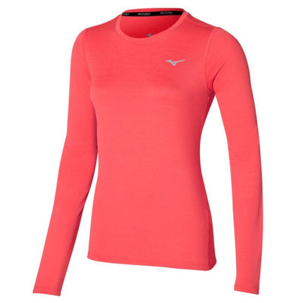 Marškinėliai ilgomis rankovėmis moterims Mizuno Impulse Core LS W T-shirt J2GAA72253