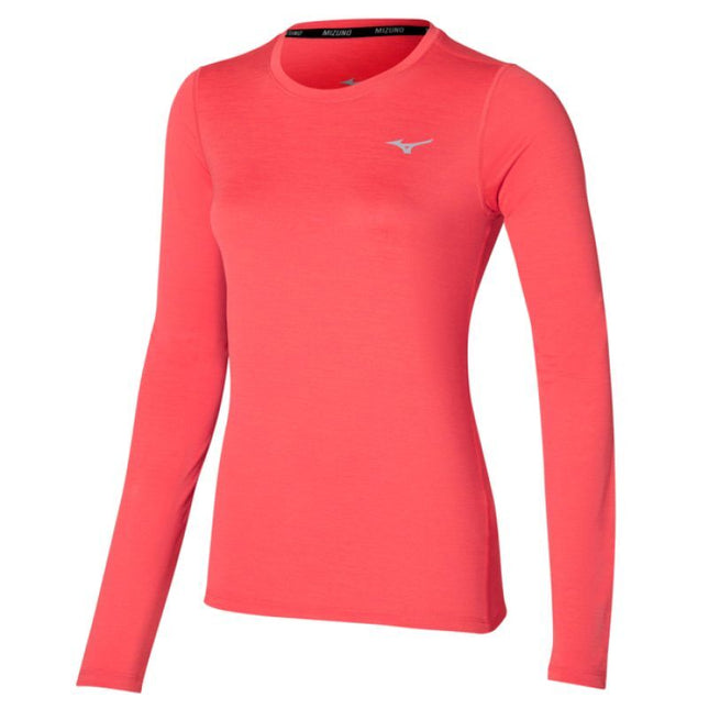 Marškinėliai ilgomis rankovėmis moterims Mizuno Impulse Core LS W T-shirt J2GAA72253