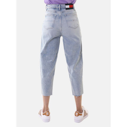 Tommy Jeans moteriški mamos kirpimo siaurėjantys džinsai DW0DW11561