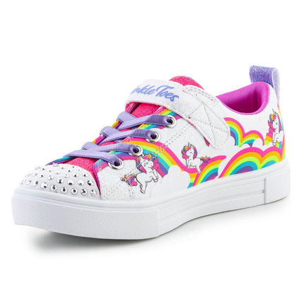 Skechers Twinkle Toes S Lights Twinkle Sparks Jumpin Clouds Jr 314809L-WMLT batai