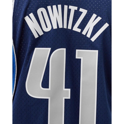 Mitchell & Ness NBA Swingman Dallas Mavericks Dirk Nowitzki Marškinėliai SMJY1148-DMA11DNOASBL