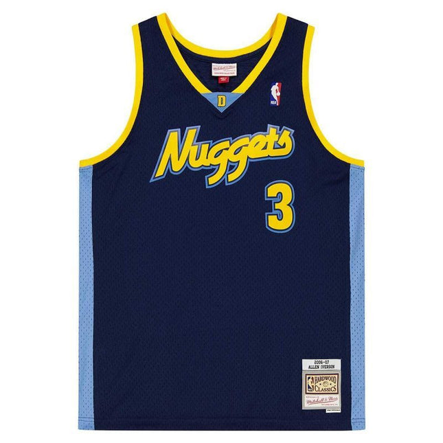Mitchell & Ness NBA „Swingman“ Allen Iverson marškinėliai Denver Nuggets SMJY4205-DNU06AIVASBL