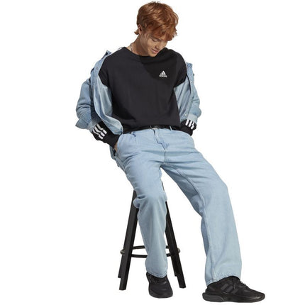 adidas Essentials French Terry 3-Stripes M IC9317 džemperis