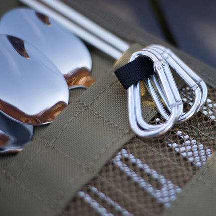 Stovyklavimo stalo įrankių rinkinys "Offlander" dėkle OFF_CACC_27