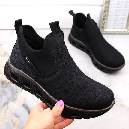 Rieker W RKR616 patogūs aulinukai be užsegimo, juodi