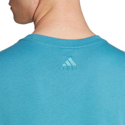 adidas Essentials Vienagijis Džersis Linijinis Siuvinėtas Logotipas Marškinėliai M IJ8655