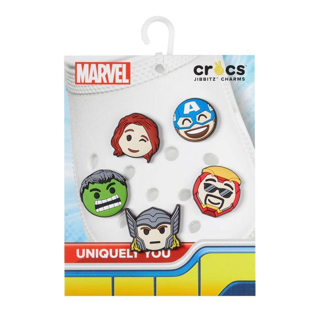 Crocs Jibbitz™ Marvel Avengers jaustukų 5 pakuotės ženkliukai 10010006
