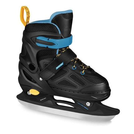 Spokey Quattro 4IN1 SPK-943432 riedučiai, dydis 30-33, juoda/mėlyna