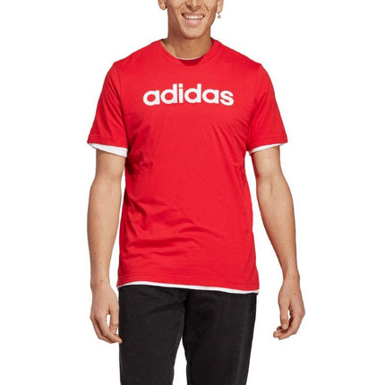 adidas Essentials Single Jersey Linijinis Siuvinėtas Logotipas M IC9278