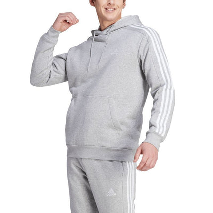 adidas Essentials flisinis džemperis su gobtuvu 3 Dryžiai M IJ6474