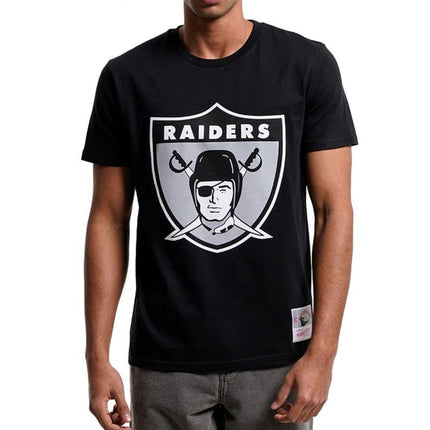 Mitchell & Ness NFL komandos „Oakland Raiders“ logotipas marškinėliai M BMTRINTL1053-ORABLCKT