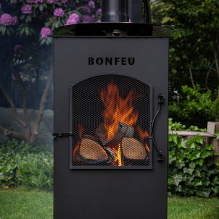 BonFeu BonCarré sodo židinys, juodas, 3503