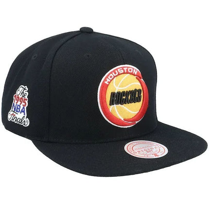 Mitchell & Ness NBA Hiustono Raketos Viršutinė Vieta Snapback Hwc Raketos Kepuraitė HHSS2976-HROYYPPPBLCK