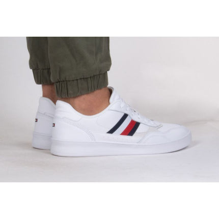 Tommy Hilfiger Court Cupsole Retro Lth Stripes M FM0FM04828YBS batai