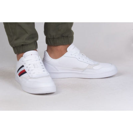 Tommy Hilfiger Court Cupsole Retro Lth Stripes M FM0FM04828YBS batai