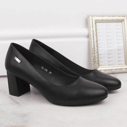 Sergio Leone W SK314A juodi zomšiniai bateliai ant dekoratyvinio blokinio kulno