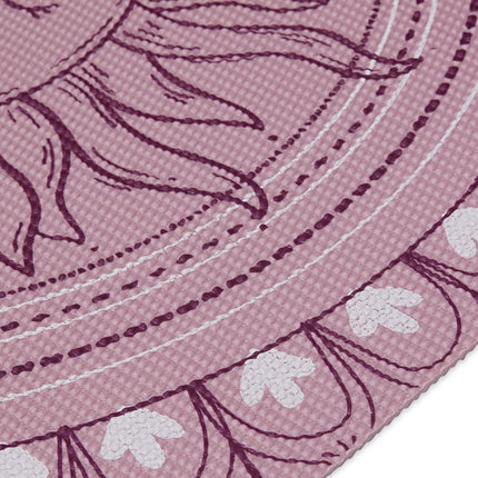 Gaiam Here & Now Dulvės Rožės Jogos Kilimėlis 4mm 65272