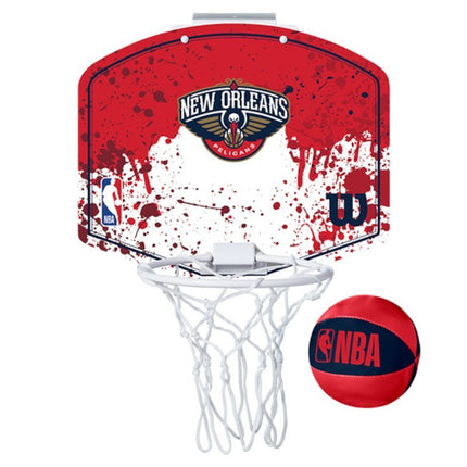 Wilson NBA komandos Naujojo Orleano Pelicans mini krepšinio lenta su lanku WTBA1302NOP