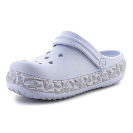 Crocs Crockband Geometric Glitter Band Clog Jr 210134-5AF šlepetės