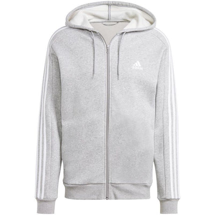 adidas Essentials Fleece džemperis su pilnu užtrauktuku ir 3 juostelėmis M IJ6479