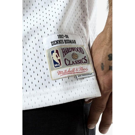 Mitchell & Ness Čikagos Bulls NBA Swingman Džerzi Bulls 97-98 Dennis Rodman M SMJYAC18079-CBUWHIT97DRDN