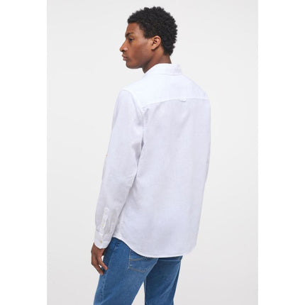 Mustang Clemens Lininė medvilninė marškininė M 1014356-2045