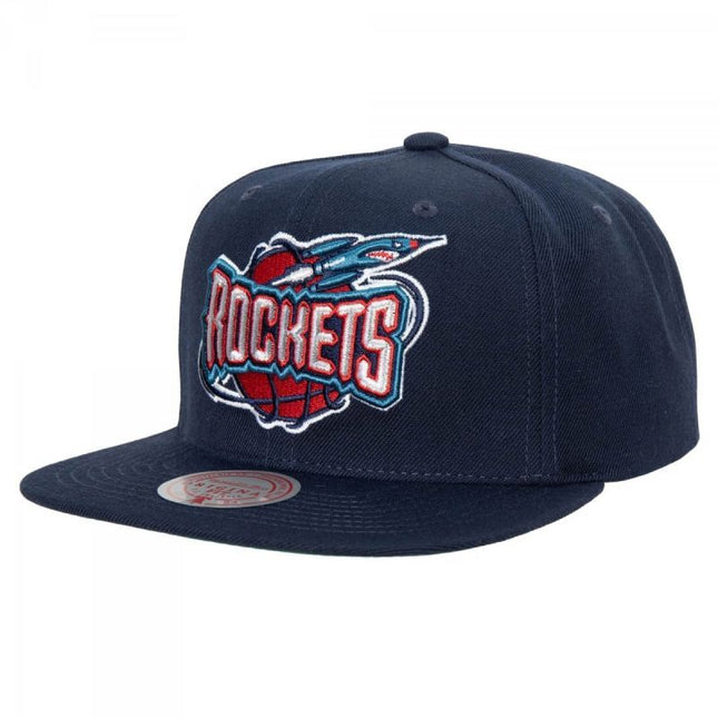 Mitchell & Ness NBA Hiustono Raketos Komandinė "Team Ground 2.0" Snapback "Hwc Rockets Cap HHSS3258-HROYYPPPNAVY"
