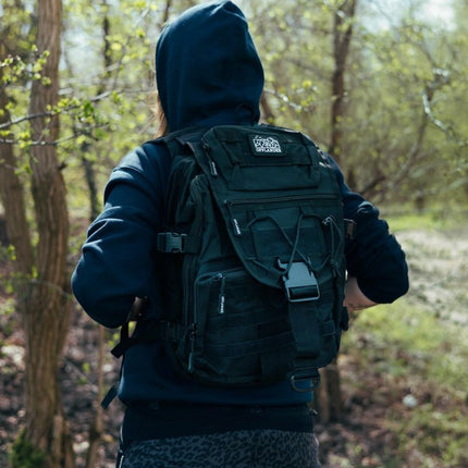 Išlikimo kuprinė keliautojams "Offlander Survival Hiker" 35L, OFF_CACC_35BK